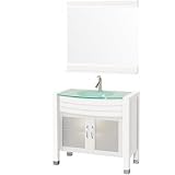 Daytona 36 Bathroom Vanity Glass Counter