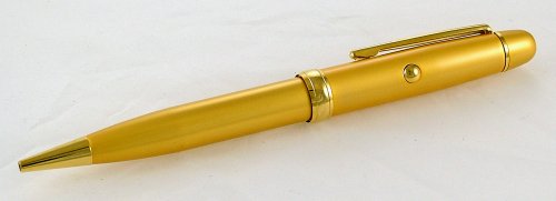 Ultimate Red Laser Pointer Pen Gold