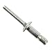 Huck Magna-Lok MGLP-R6-4-PKT Interlock Blind Rivet; 3/16 Inch (0.062-0.270 Inch GR), Protruding HD, Steel/Steel, Zinc