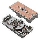 Manfrotto 030UNIV 1/4-Inch- 20 and 3/8-Inch Flush Mount Universal Mounting Plate to Fit all Manfrotto Hexagonal Quick Release Systems