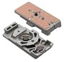 Manfrotto 030UNIV 1/4-Inch- 20 and 3/8-Inch Flush Mount Universal Mounting Plate to Fit all Manfrotto Hexagonal Quick Release Systems