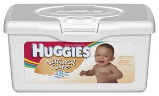 Huggies Natural Care Scented Baby Wipes, 72-Count Tub (Pack of 6)