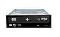 LG GGW-H20L Internal Super Multi Blue Blu-Ray Disc Rewriter and HD DVD-ROM Drive - Black