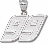 Carl Edwards Giant Driver Number 99 1 3/8 Pendant - 14KT Gold Jewelry