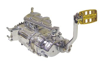 Polished Case Transmission Fits Big Twin 4 speed frame with 1970/Early 1984 primary drive-by-Baker Drivetrain