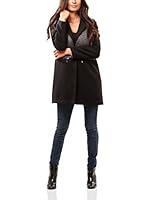 MAISON DU MANTEAU Abrigo (Negro / Gris)