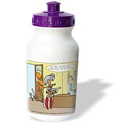 Londons Times Funny Music Cartoons - Trouble Brewing At The Hardware Store - Water Bottles