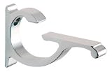 CRL Chrome Designer Aluminum Glass Shelf Bracket - 5/8 - 3/4 Glass - Package