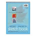 Art street spiral-bound artists sketch book, 9x12, 80-lb., 30 sheets
