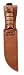 Knife, Leat Sheath, Usa Logo-Brn