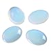 2pcs AAA White Opal Oval Cabochon Flatback Gemstone Cabochons 18x13mm #GO24