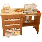 Arrow 98500 Compact Sewing Cabinet - oak finish by Arrow