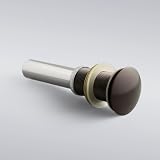 Bathroom Faucet Vessel Vanity Sink Pop Up Drain Stopper Without Overflow Oil Rubbed Bronze