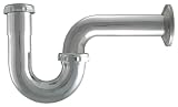 LDR 505 6041 1-1/2-Inch Kitchen P-Trap, Chrome Plated Brass