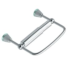 Moen DN6608CHG Modern Paper Holder, Chrome With Acrylic Accent Ring