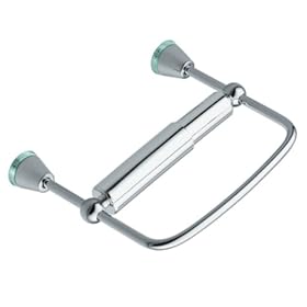 Moen DN6608CHG Modern Paper Holder, Chrome With Acrylic Accent Ring
