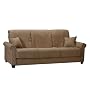 Handy Living Futon Lorena Sofa Sleeper, Khaki