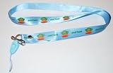 Paul Frank Lanyard Key Chain Holder Blue.