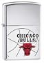 Chicago Bulls High Polish Chrome Zippo Lighter