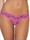 Love Lace Crotchless Thong Panty