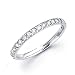0.38ct Diamond 14k White Gold Wedding Ring Band Matching I (G-H Color, SI2 Clarity)