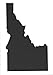 Pack of 4 Idaho State Stencils Made from 4 Ply Mat Board 11x14, 8x10, 5x7 and 4x6