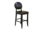 Baxton Studio Lelia Bar Stool, Espresso Brown