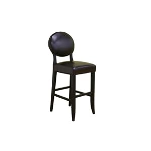 Baxton Studio Lelia Bar Stool, Espresso Brown by Baxton Studio