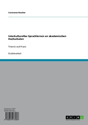 Interkulturelles Sprachlernen an akademischen Hochschulen: Theorie und Praxis (German Edition)