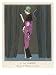 Exotic Pink and Black Kimono Style Theatre Coat by Paquin Embellished with Chinese Embroidery Giclee Poster Print by J. Gose, 18x24