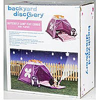 Backyard Discovery Butterfly Camp Tent Combo Kids' Play for Girls