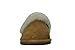 Eurow Sheepskin Women's Hardsole Scuff Slipper - Chestnut/White