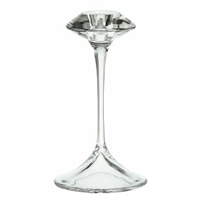 Kosta Boda Fanfare 7-1 8-Inch Candlestick Pair