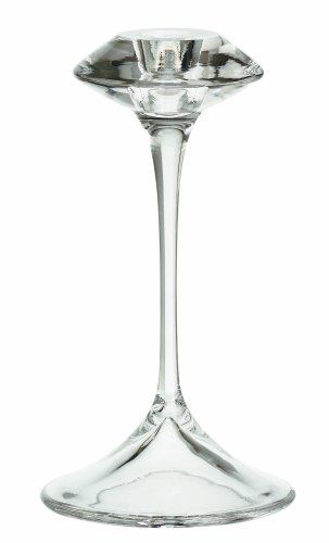 Kosta Boda Fanfare 7-1/8-Inch Candlestick Pair