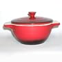 KB8 - Mini cocotte Ronde GRES 11cm rouge d�grad�*