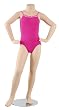 Trienawear Girl's Camisole Leotard with Multi Trim and Shelf Bra TR1015-C