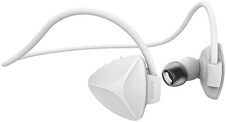 Bluetooth 4.0 Wireless NFC Sport Headphones, Sweatproof Stereo Bluetooth Earbuds Earphones Car Hands-free Headsets MIC Earphone with High-fidelity Stereo Sound via for iPhone 6 6plus 5S Galaxy S6 S5 and More Smart phones(White)