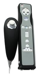 Wii MotionPlus 2 Tone Silicone Skin Case Black