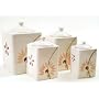 Corelle Pretty Pink 4-Piece Canister Set