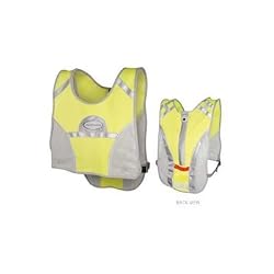 Nathan L.E.D. Cyclist Reflective Vest (Neon Yellow/Grey)