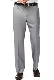Collezione Luxury Active Waistband Easycare Flat Front Trousers with Silk