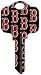 Boston Red Sox Kwikset KW1 House Key