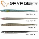 Savage Gear LB Sandeel Slugs Blue Silver 6 1/2