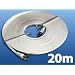 Fibrionic Netzwerk-Kabel Cat5e flach, wei�, 20m