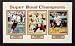 Washington Redskins Signed SB Winning QBs Collage - The Washington Redskins won a total of three Super Bowl Championships: 1983, 1988 & 1992. Joe Theismann led the team in 1983, Doug Williams did the same in 1988 and in 1992 the team was led by Mark Rypien. This unique collage features an autographed 8x10 photograph from each quarterback. A Stacks of Plaques Certificate of Authenticity is included.