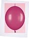 Mayflower Balloons 30903 Link-O-Loon 12 Inch Metallic Fuschia Pack Of 25