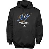 adidas Washington Wizards Black Full Primary Logo Hoody Sweatshirt