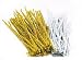 GOLD & SILVER FESTIVE CHRISTMAS PIPE CLEANERS N16