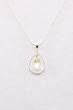 Necklace: Xs With Silver Loop