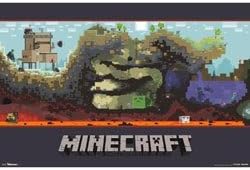 Bulk Buy: Sandylion Stickers (3-Pack) Minecraft(TM) World Poster 22'X34' RP6303
